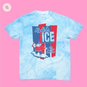The Peach Fuzz Abolish Ice t shirt